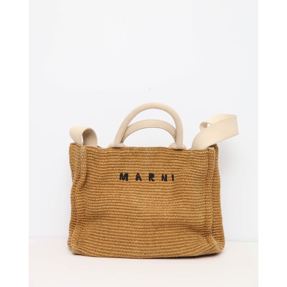 Marni Small Basket Faux Raffia Tote Bag - Picture 6 of 10